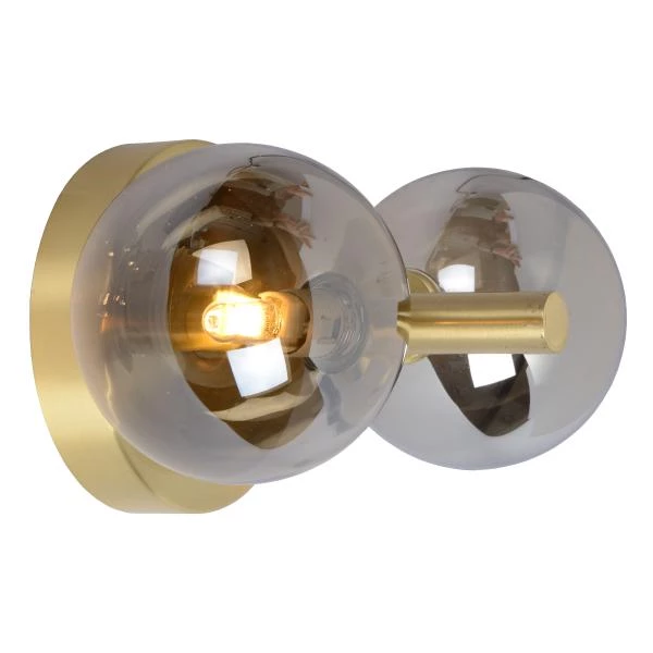 Lucide TYCHO - Lámpara de pared - 2xG9 - Oro mate / Latón - detalle 1